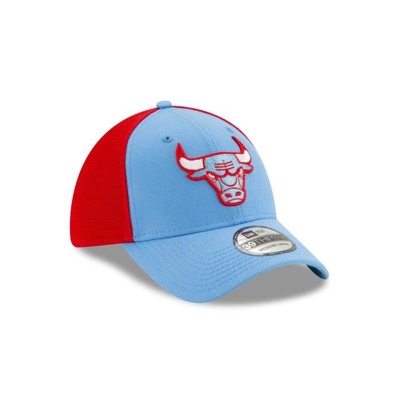 Blue Chicago Bulls Hat - New Era NBA 2019 NBA Authentics City Series 39THIRTY Stretch Fit Caps USA8035762